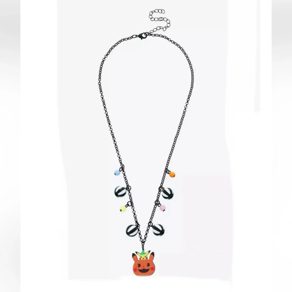 Pokemon Pikachu Pumpkin 🎃 Charm Necklace